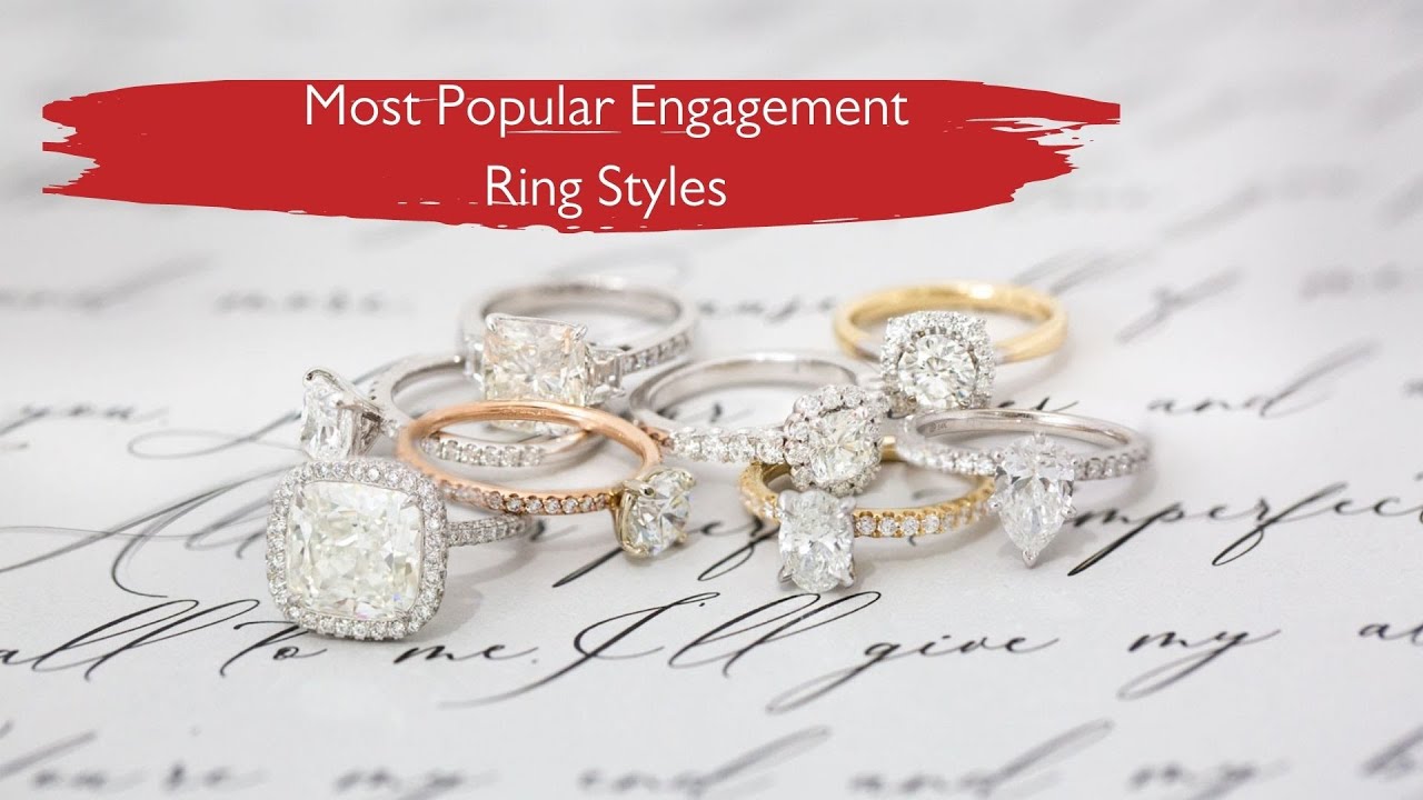 Engagement ring styles by decade