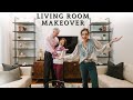 Living Room Makeover | Mid-Century Modern &amp; Contemporary Design