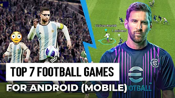 Top 7 Best Football Games for Android 2024 | High Graphics / Low Size (OFFLINE / ONLINE)
