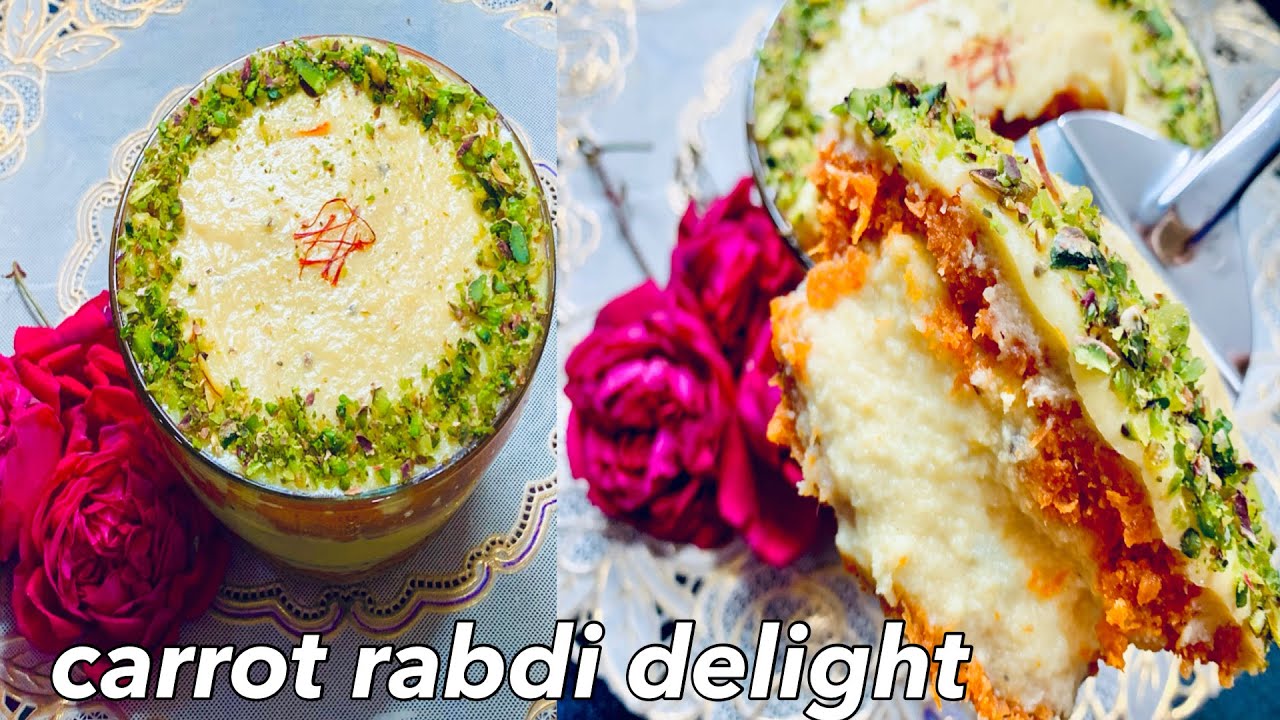 Carrot Rabdi Delight | Carrot royal desserts गाजर से बनी शाही मिठाई |new ramzan iftar recipe 2022