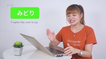 Từ Vựng về Các Loại Màu Sắc trong tiếng Nhật