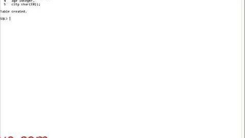 Creating a table in oracle 10g - wingslive