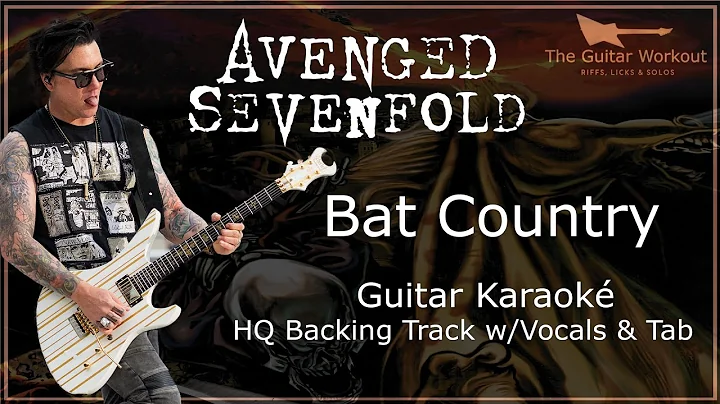 Avenged Sevenfold - Bat Country (HQ Backing Track with vocals & tab | Guitar Karaoke)