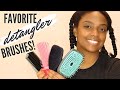 Favorite Detangler Brushes for Texlaxed Hair! DEMO & Talk Thru (thorough)!