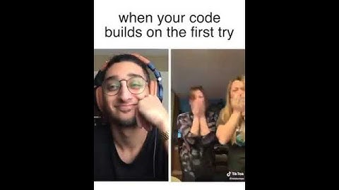 when your code builds on the first try