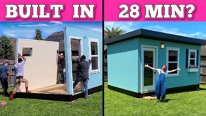 Build A House In 28 MINUTES?? SNAP Together Homes