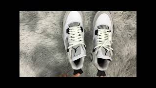 Unboxing of Air Jordan 4 Retro Military Black DH6927-111 ｜Rsnow