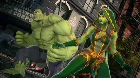 MARVEL VS. CAPCOM: INFINITE - Thanos and Venom vs Gamora and Hulk