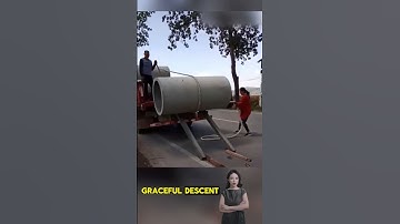 Unloading massive sewer pipes is tricky