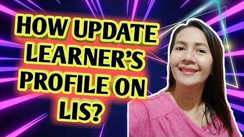 HOW TO UPDATE LEARNER