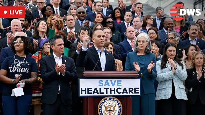 LIVE: Hakeem Jeffries, Democrats Address Day 21 of Government Shutdown | Washington Briefing | AC15