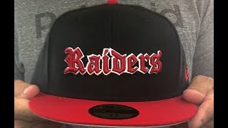 You can buy this at
https://www.hatland.com/hats/raiders-gothic-team-basic-black-red-fitted-new-era-32110/index.cfm
while in-stock: authentic and original 59...