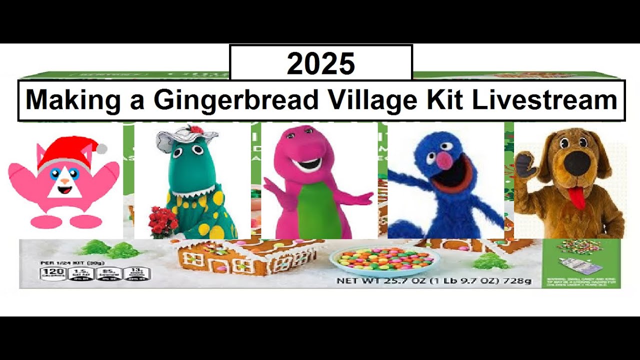 Cribes The Hedgehog: Making a Gingerbread Village Kit 2025 Livestream