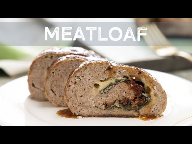 Mini Spinach & Mozzarella Stuffed Meatloaf - My Forking Life