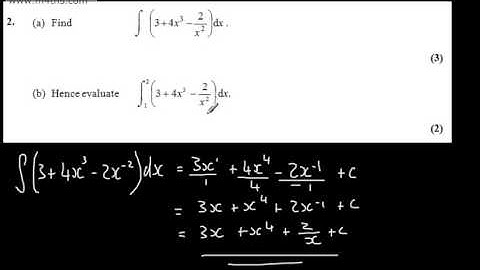 q2 Edexcel Core 2 Mock AS paper A Level Maths May June 2014
