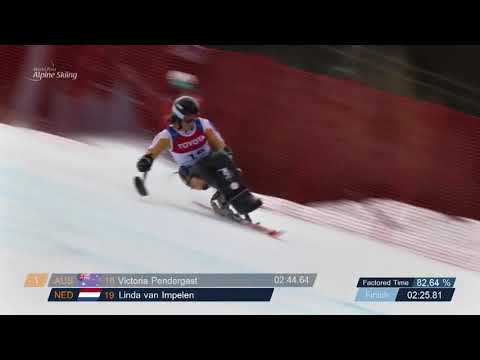 Linda van Impelen | Women Giant Slalom Sitting 2 | World Para Alpine World Cup 2018 | Kranjska Gora