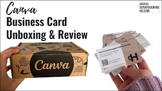 My honest review of Canva business card printing screenshot 4