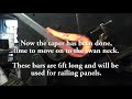 Forging tapered ends and swan necks the easy way. Welding, gates, railings, blacksmith made. HEBO