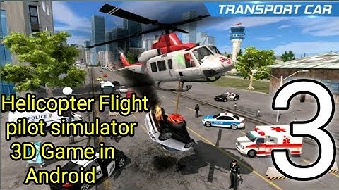 Helicopter Flight pilot simulator 3D Game in Android/ 3Airplane driving  : SLDK666666 #2021