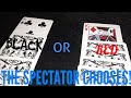 Spectator Chooses Wether Cards are Red or Black and are RIGHT - East Impromptu Card Trick