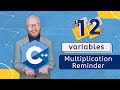 Multiplication Reminder Example - c++ programing basics