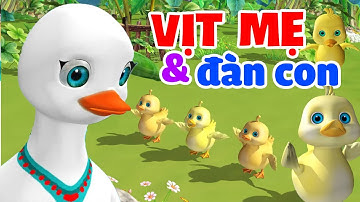 Vịt Mẹ Và Đàn Con ♫ Nhạc Thiếu Nhi Vui Nhộn Hay Nhất ♫ Hoạt Hình Một Con Vịt, Vịt Mẹ Và Đàn Con
