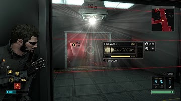 Deus Ex: Mankind Divided - The Heist: Use Corporate Elevator: Remote Hack Lazers (Versalife Vault)