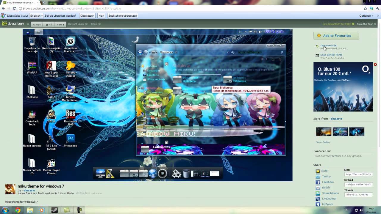 Windows 7 Theme Ändern HD