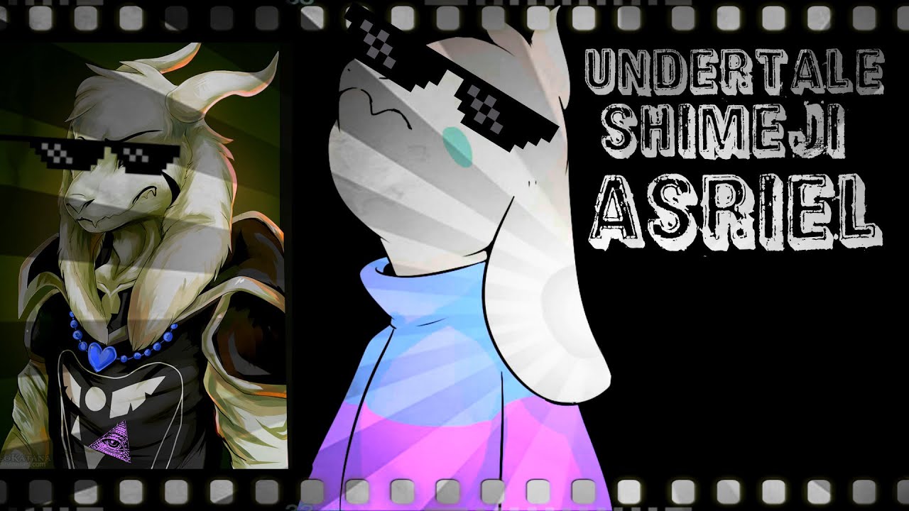 shimeji undertale Asriel YouTube