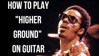 Celebrity How to Play Higher Ground on Guitar | Stevie Wonder Wealth