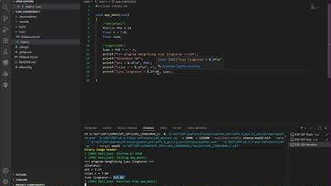 Pemrograman Dasar dengan ESP IDF #2 | Program Luas Lingkaran Menggunakan Bahasa C