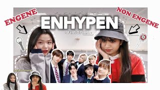 NON ENGENE/STAY reacts to A SIMPLE 2021 GUIDE TO ENHYPEN! Ft. SOPHIA from EUNOIA DANCE CREW! | NINI