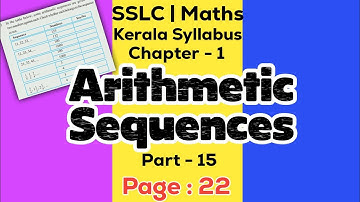 SSLC maths chapter 1 arithmetic sequences page 22 kerala syllabus part 15