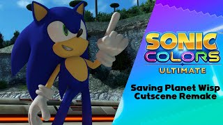 Sonic Colors (Ultimate) - Saving Planet Wisp Cutscene Remake