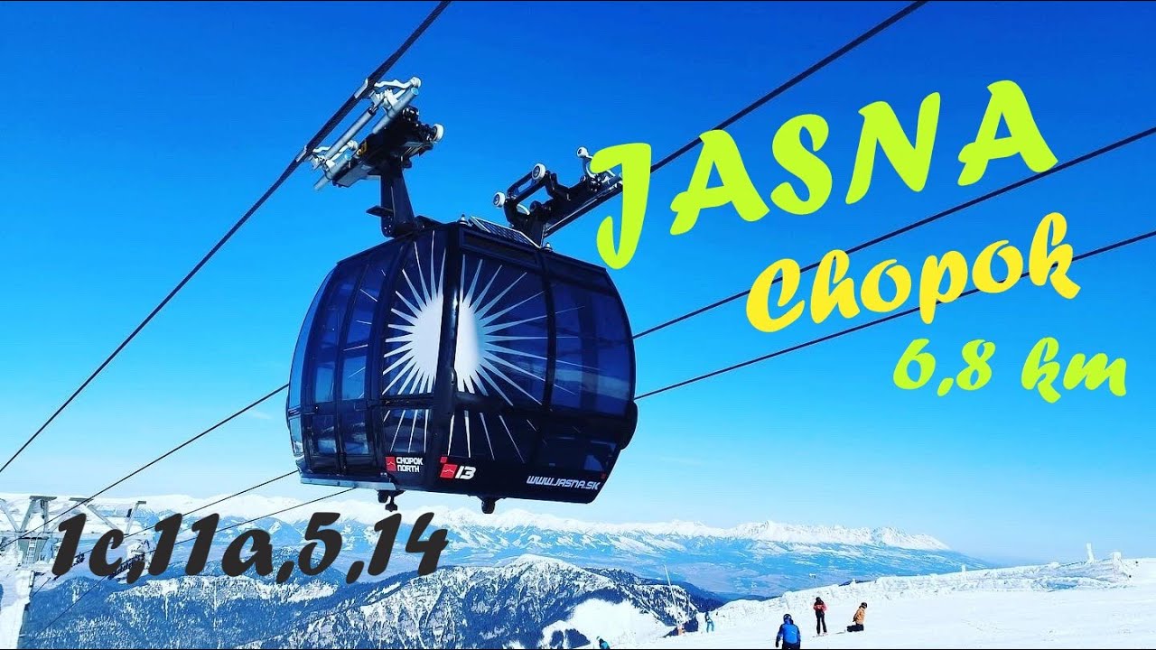 🇸🇰JASNA/Chopok - najdłuższy zjazd (6,8 km)