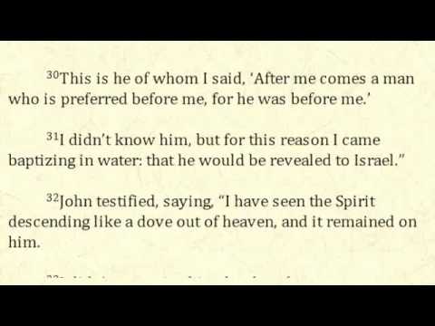 The Gospel of John audio bible ch 1 - YouTube