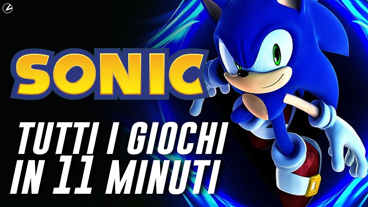 TUTTI I GIOCHI DI SONIC IN 11 MINUTI 