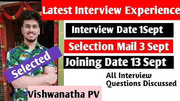Latest INFOSYS INTERVIEW EXPERIENCE of Selected candidate | Infosys interview question |