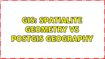 GIS: spatialite geometry vs PostGIS geography