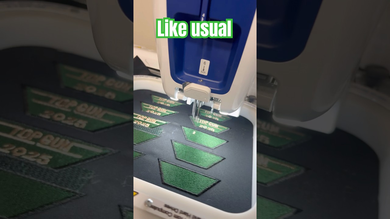 #embroiderybusiness #custompatches #embroiderymachine #patches