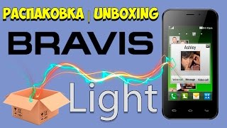 Дешевый Смартфон Bravis Light Black Распаковка | Unboxing Smartphone Бравис Лайт