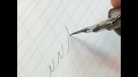 Lowercase “i” • Beginning Your Spencerian Journey Session #1