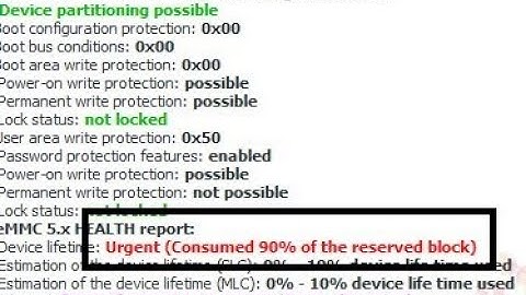 CARA MENGATASI URGENT (CONSUMED 90% OF THE RESERVED BLOCK) PADA EMMC