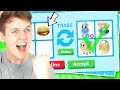 Can We Win The ONLY TRADING YOUR FAVORITE FOOD CHALLENGE In Adopt Me!? (GOT LEGENDARY PETS!)