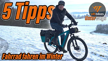 Kann man mit Fahrrad im Winter fahren?