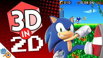 3D Characters in a 2D Game?! (Godot & Blender)