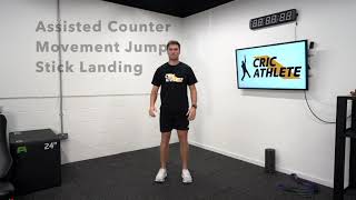 Assisted CMJ Stick Landing