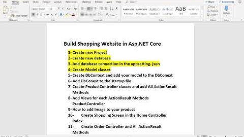 Asp.NET Core Lesson 1 -Somali