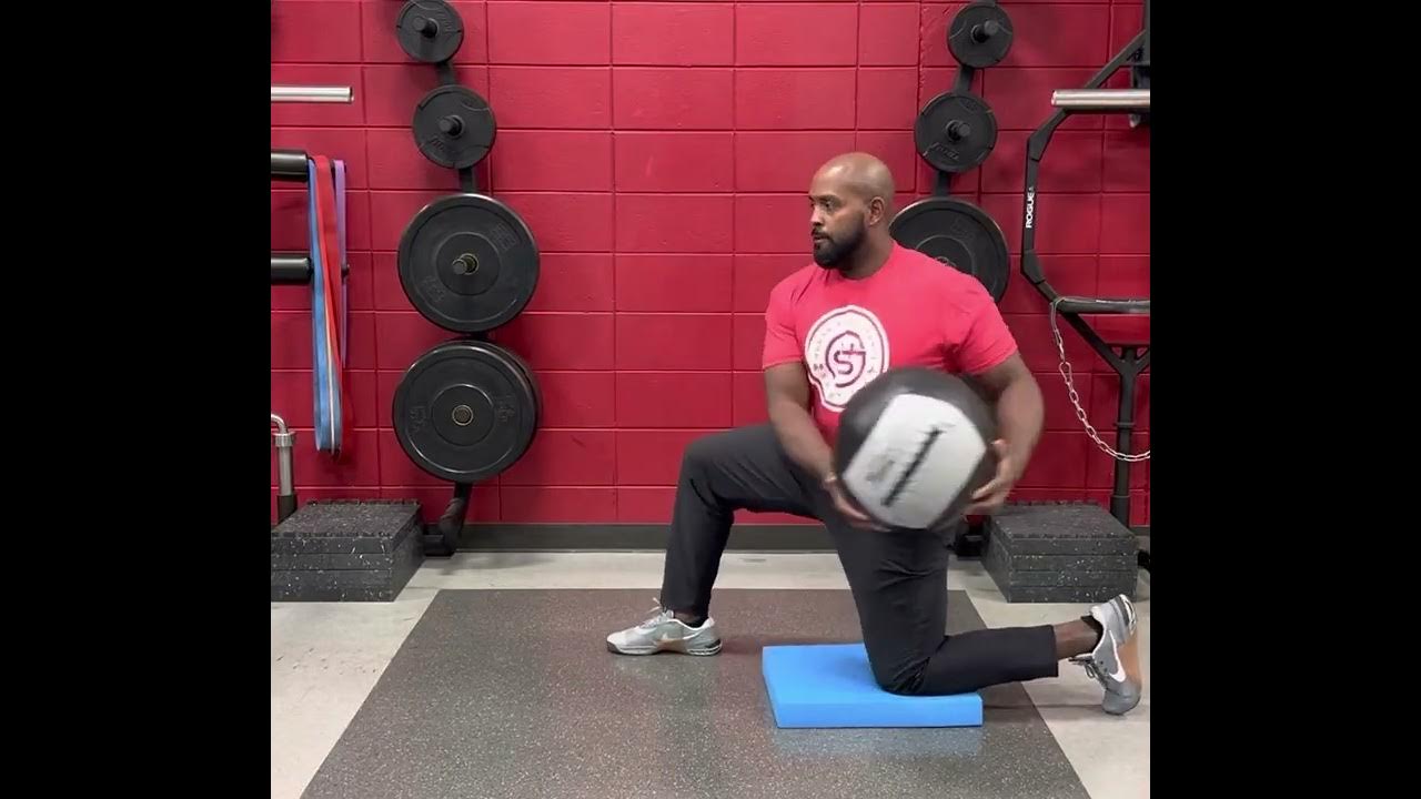 Half Kneeling Medicine Ball Side Throw YouTube