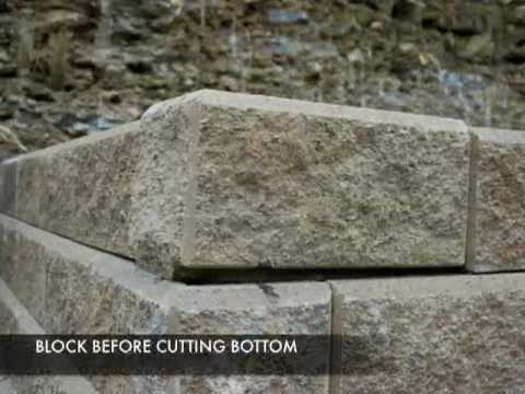 How To Construct A 90 Degree Allan Block Retaining Wall Corner You - How To Cap A Retaining Wall Corner